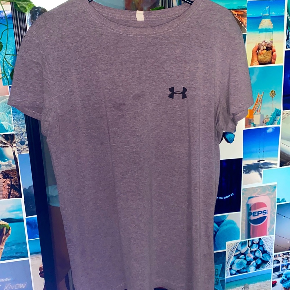 Purple Under Armour tee shirt